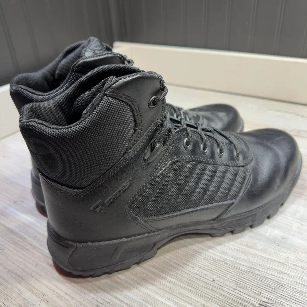 Bates Tactical Sport 2 Mid E03160 Boots Men US 11M Black Leather Combat Military